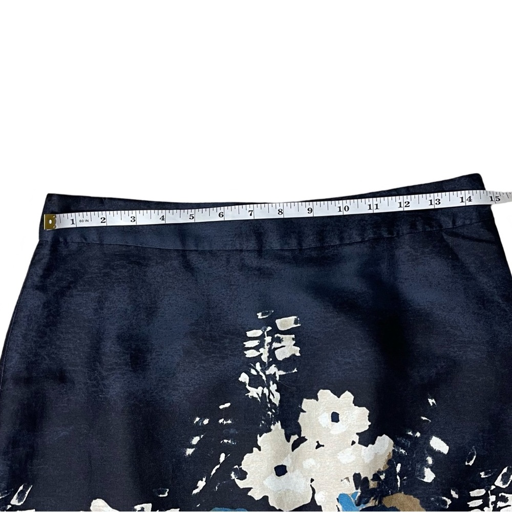 Kate Spade Marit Floral Pencil Skirt Silk blend Cottagecore Office Wedding Guest - Picture 5 of 11